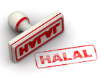 Picture showing a Halal stamp