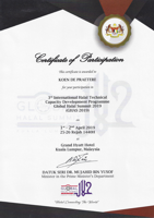 Jakim International Halal Technical Capacity Development Program Certificate of Halal Balancing™ - Halal Cosmetics